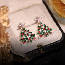 Load image into Gallery viewer, Christmas Tree Earrings | Women&#39;s Christmas Earrings | Thee Gift
