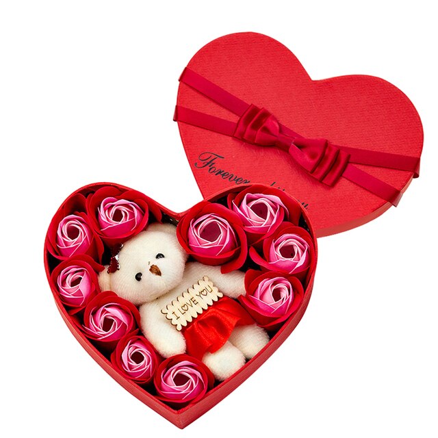 Scented Rose Petals with Bear