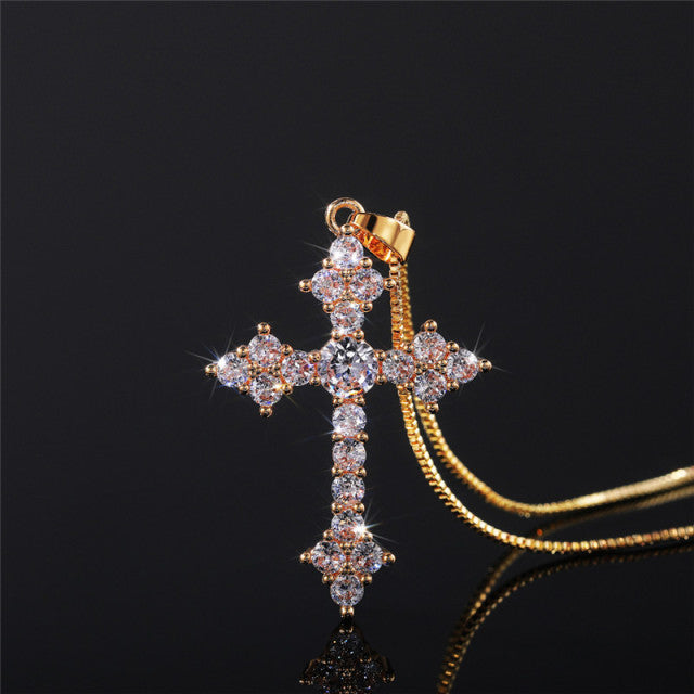 Cross Necklace for Women | Cubic zirconia Cross Necklace | Thee Gift