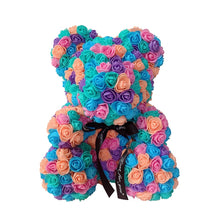 Load image into Gallery viewer, Rose Teddy Bear | Artificial Rose Bear | Thee Gift
