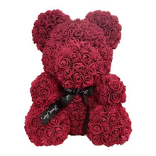 Load image into Gallery viewer, Rose Teddy Bear | Artificial Rose Bear | Thee Gift
