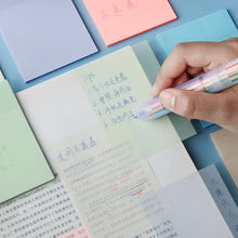 Load image into Gallery viewer, Transparent Waterproof Sticky Notepads
