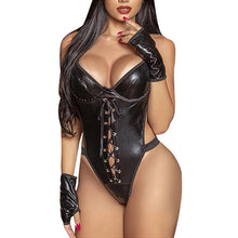 Load image into Gallery viewer, Latex Leather Sexy Lingerie

