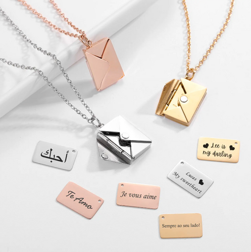 Letter Pendant Necklace - Thee Gift