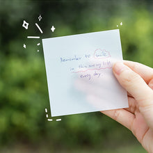 Load image into Gallery viewer, Transparent Waterproof Sticky Notepads
