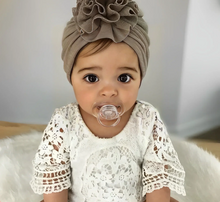 Load image into Gallery viewer, Baby Flower Turban | Baby Girl Turban | Thee Gift
